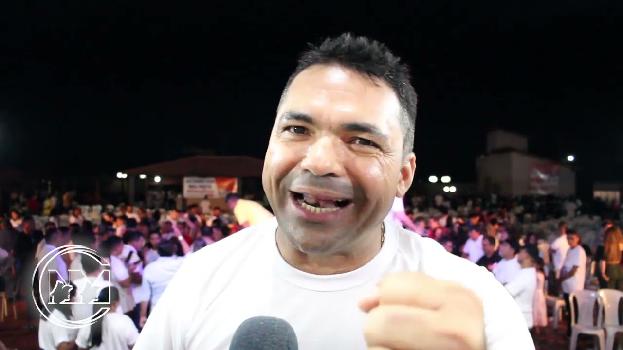 Toinho Patioba recepciona o pré-candidato Weverton com uma multidão de pessoas em Gonçalves Dias