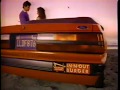 1985 IN N OUT Burger Bumper Sticker Hawaii Trip Contest TV Commercial