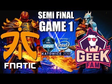 FNATIC vs GEEKFAM - ESL ONE KATOWICE - SEMI FINAL, BO 3 - GAME 1