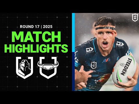 NRL Highlights | 2025 NRL Match Highlights | Titans v Cowboys | Round 17