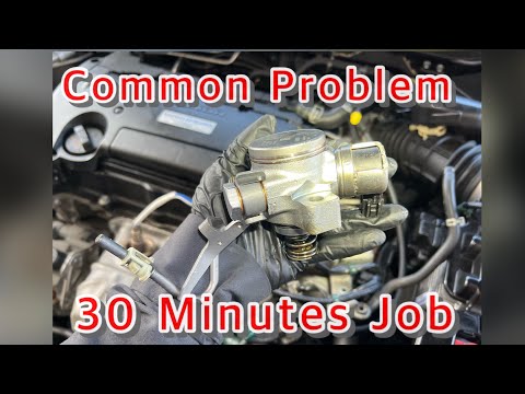 Honda Accord Direct Injection Fuel Pump Replacement - Code P0087 - Easy 30 Minutes Job