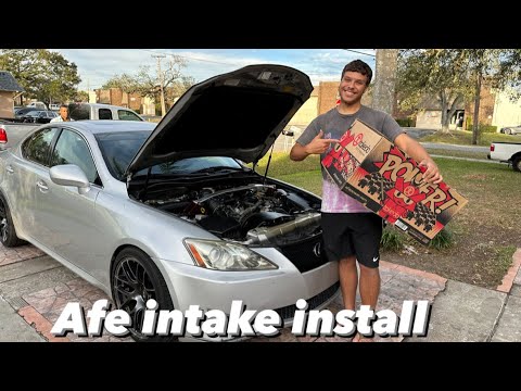 “AFE AIR INTAKE” install on my Lexus is250