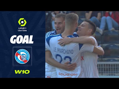 Goal Kévin GAMEIRO (7' - RCSA) ANGERS SCO - RC STRASBOURG ALSACE (2-3) 22/23