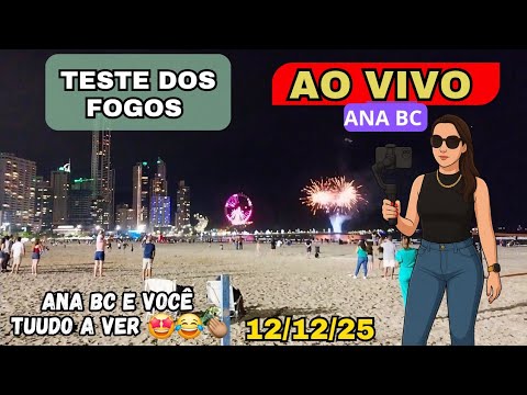 🔴 Balneário Camboriú ao vivo 12/12/25 | Praia Central, clima do dia e movimento da cidade! #anabc