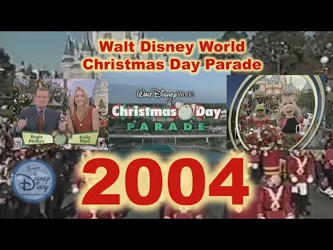 2004 Walt Disney World Christmas Day Parade | Regis Philbin | Kelly Ripa | Tom Bergeron