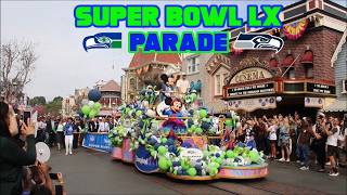 Seattle Seahawks Super Bowl LX Parade | Disneyland 2026 #superbowl gameplay video by alucas, 5:27 duration