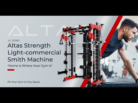 Altas Strength Smith Machine AL-3058G/3058 Exercise Guide