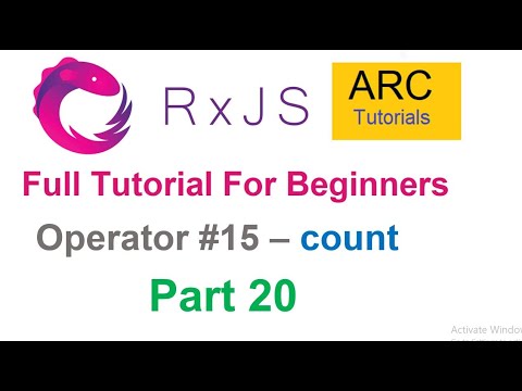 RxJS Tutorial For Beginners #20 - Count Operator Tutorial | Angular RxJS Tutorials