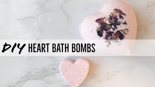 Heart Bath Bombs DIY