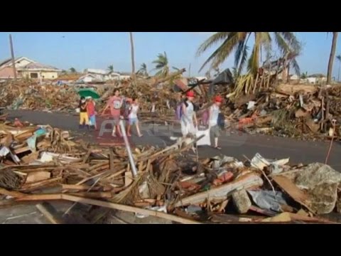 A1 Report - Tajfuni 'Haiyan' shkatërron ishujt Filipine, lë pas gërmadha