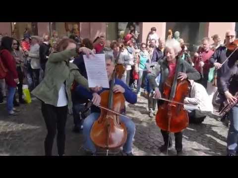 Flashmob 9.Sinfonie Ludwig van Beethoven Domplatz Mainz