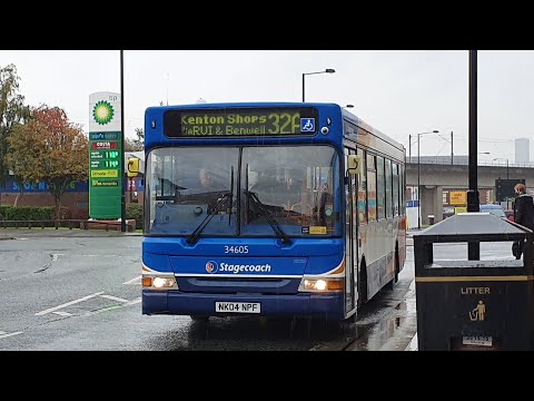 Narrow Roads: Route 32A | NK04NPF/34605 - Stagecoach North East: Dennis Dart SLF/Transbus Pointer 2