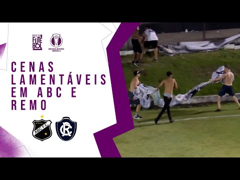 INVASÃO DE CAMPO, TRETA E A CONFUSÃO DE ABC E REMO NA ÍNTEGRA
