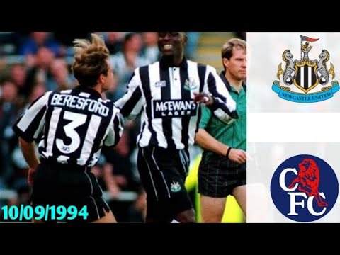 Newcastle vs Chelsea 10/09/1994- Premier League 1994/1995