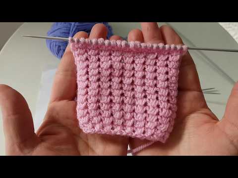 Knitting pattern. In rows and in the round! Very simple and beautiful!🤩