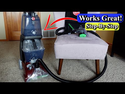 How to Use the Hoover PowerScrub Deluxe Carpet Cleaner
