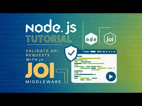 Nodejs Tutorial How To Validate Request With Joi Middleware