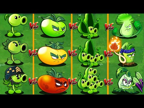 Random 4 Team Plants Battlez - Who Will Win? - PVZ 2 Team Plant Vs Team Plant