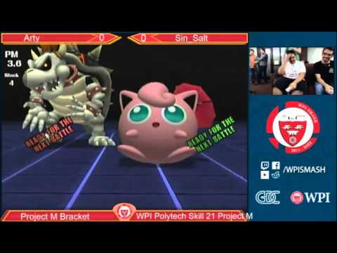WPI PTS 21 - Arty (Jigglypuff) vs Sin_Salt (Bowser) - Project M - WR2