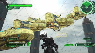 【地球防衛軍6】DLC2の高速船を高速で攻略する DLC2 M31 高速船 INF 初期体力フェンサー