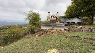Liebherr 746 ile köy evine basit yol yapıyoruz