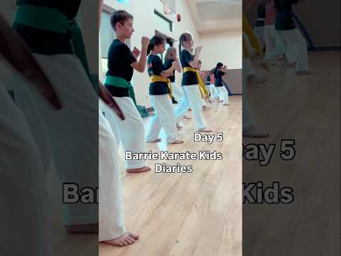Barrie Karate Kids Diaries — Footwork and Low Kicks Focus| Full-Contact Karate in Barrie