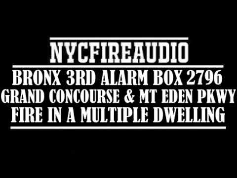 NYCFireAudio - FDNY Bronx 3rd Alarm Box 2796 Audio - Heavy Fire In A Multiple Dwelling - 3/31/20