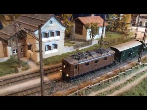 Model railway, Bahnmuseum Albula, Switzerland