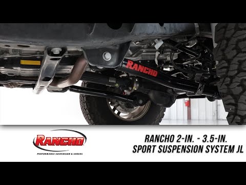 Rancho 2" to 3.5" Sport Suspension System for Jeep Wrangler JL Features and Review