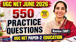 550 Practice Questions UGC NET Education June 2026 @InculcateLearning #ugcneteducation #ugcnet