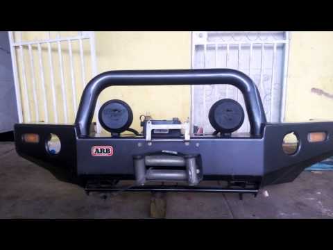 Parachoques Mataburro ARB Con Winche 8500Lbs para Jeep Liberty KJ Mercado Libre