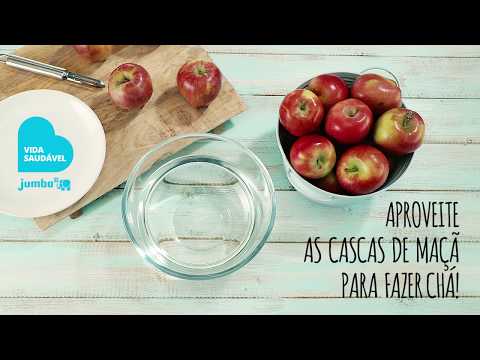 Chá de casca de maçã e canela