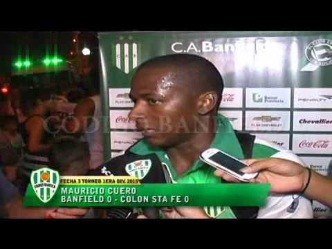 MAURICIO CUERO   BANFIELD 0 COLÓN 0 2 3 2015