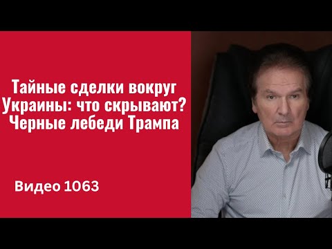 Тайные сделки вокруг Украины: что скрывают? Черные лебеди Трампа / №1063/ Юрий Швец