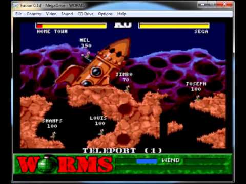 worms megadrive rom