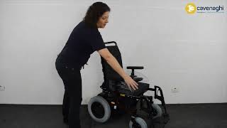 No detalhe: cadeira de rodas motorizada B400 da Ottobock!