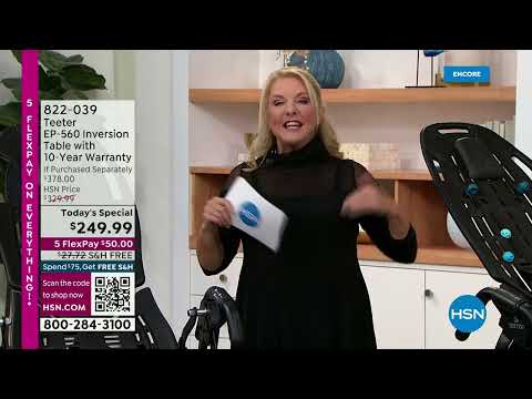 HSN | Teeter Fitness 25th Anniversary 01.01.2023 - 03 AM
