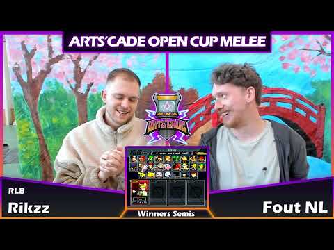 Arts'cade Open Cup #1 - RLB | Rikzz (Fox) vs. Fout NL (Peach) - Melee Winners Semis