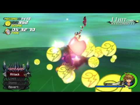 Kingdom Hearts II Final Mix - Cerberus Paradox Cup (Critical Mode No Damage)