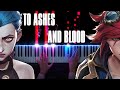 OST Arcane League Of Legends Woodkid To Ashes And Blood Piano Version