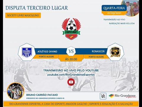 Disputa terceiro lugar copa RGF society 2021 - Renascer x Atlético divino