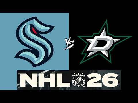 Kraken vs Stars - FULL GAME SIM | NHL Simulation (2/25)