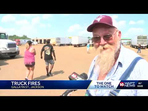 Multiple semitrailer fires at a Metro gas station