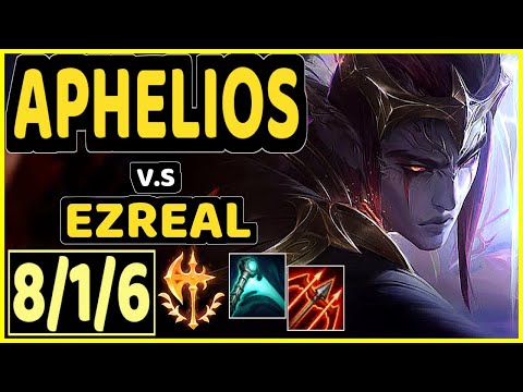 HENA (APHELIOS) vs EZREAL - PENTAKILL 8/1/6 KDA BOTTOM ADC CHALLENGER GAMEPLAY - KR