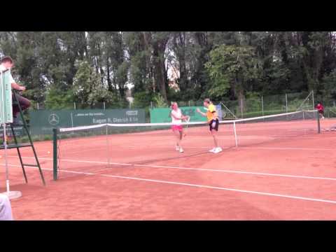 Yvonne Neuwirth Bundesliga Matchpoint and Congratulations