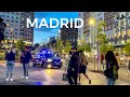 Sunset in Madrid, Spain 🇪🇸 4K HDR Walking Tour - Avril 2023