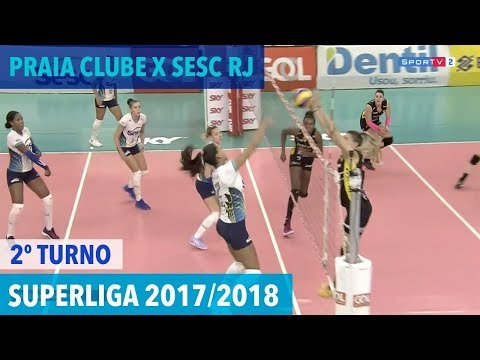 Praia Clube x Sesc RJ - Returno - Superliga de Vôlei Feminino 2017/2018