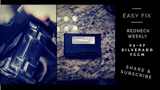 2004 Silverado 1500 z71 How to change transfer case control module  (tccm)