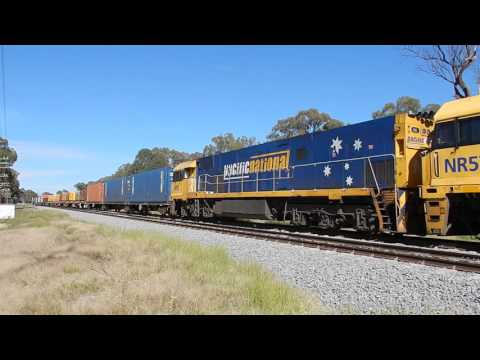 Junee Trains NR65, NR57 & NR5 with 4MW2