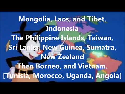 Animaniacs: Yakko&#39;s Nations of the World Karaoke
